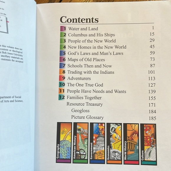 History Social Studies Bob Jones Heritage Studies Elementary - Picture 8 of 10